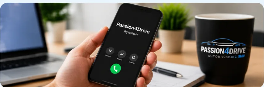 Contact opnemen met Passion4Drive via telefoon